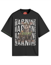 Pit Bull Warning Graphic Tee