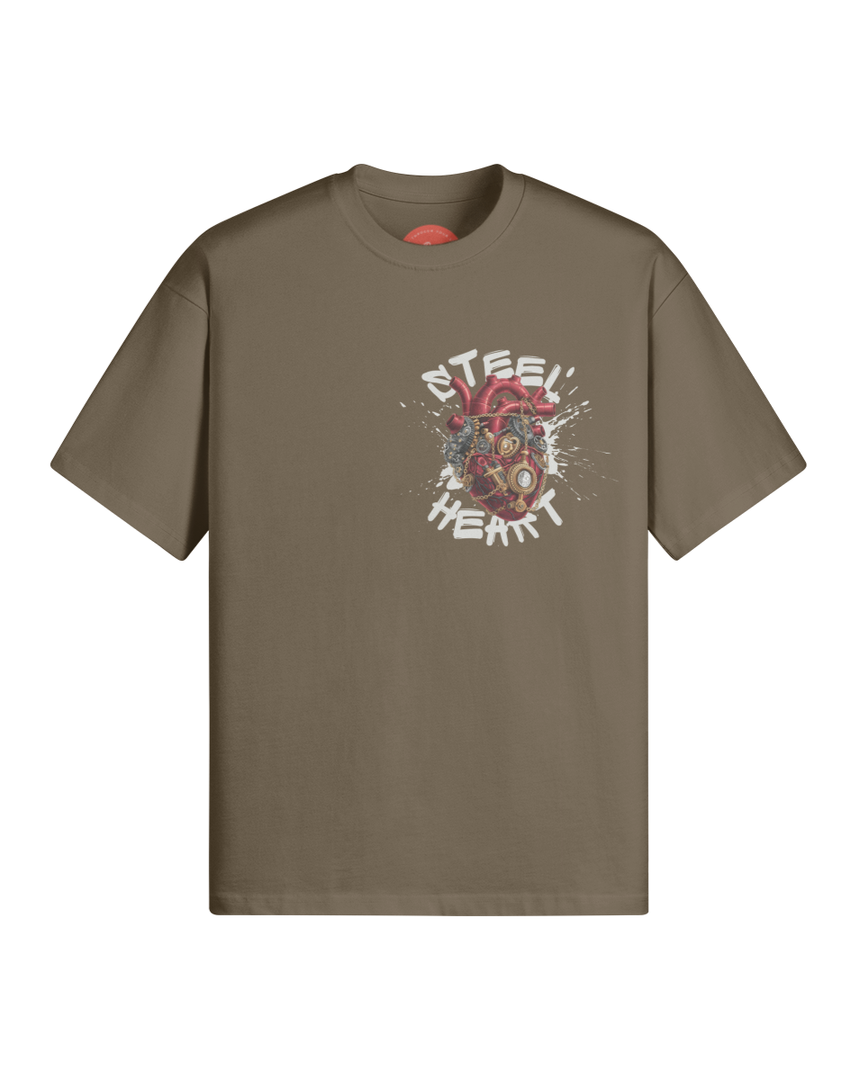 Steam Punk Steel Heart Tee