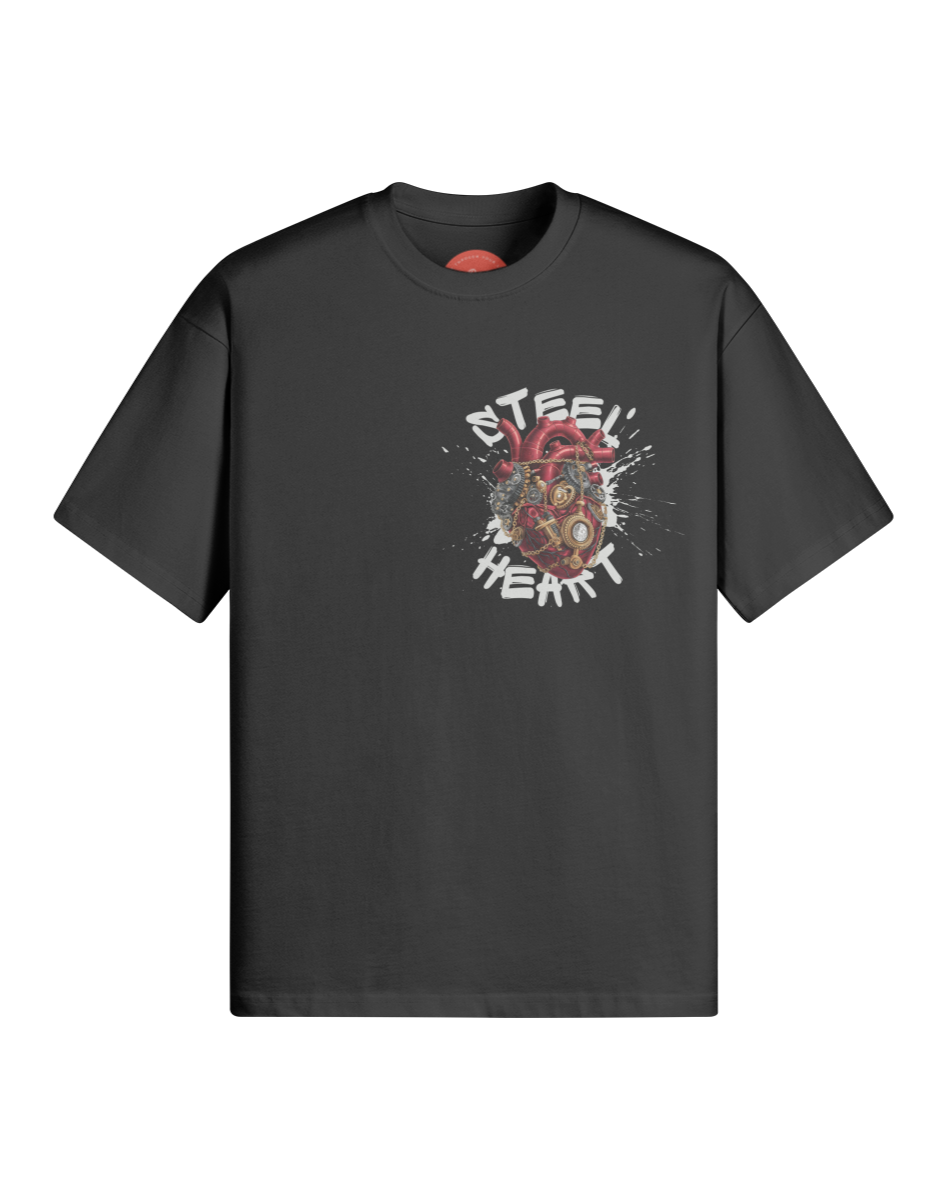 Steam Punk Steel Heart Tee