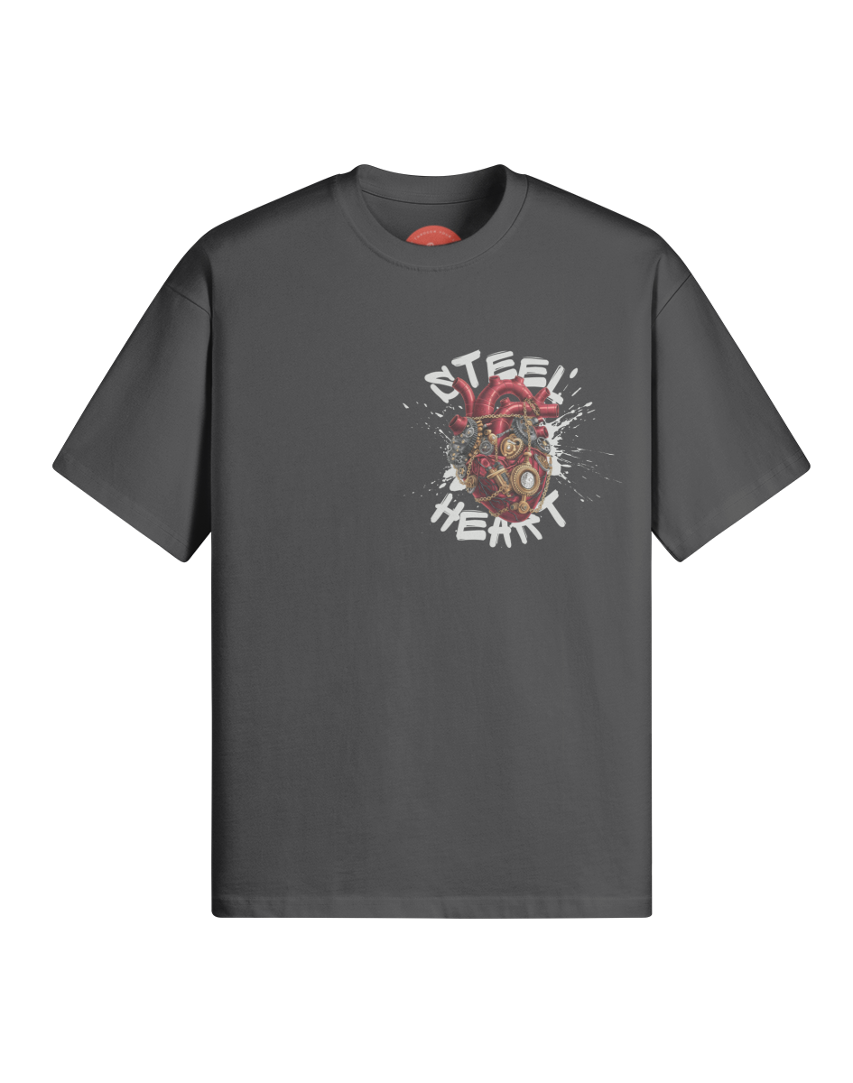 Steam Punk Steel Heart Tee